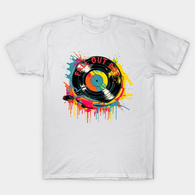 Fall Out Splash Colorful T-Shirt by MORRISWORD